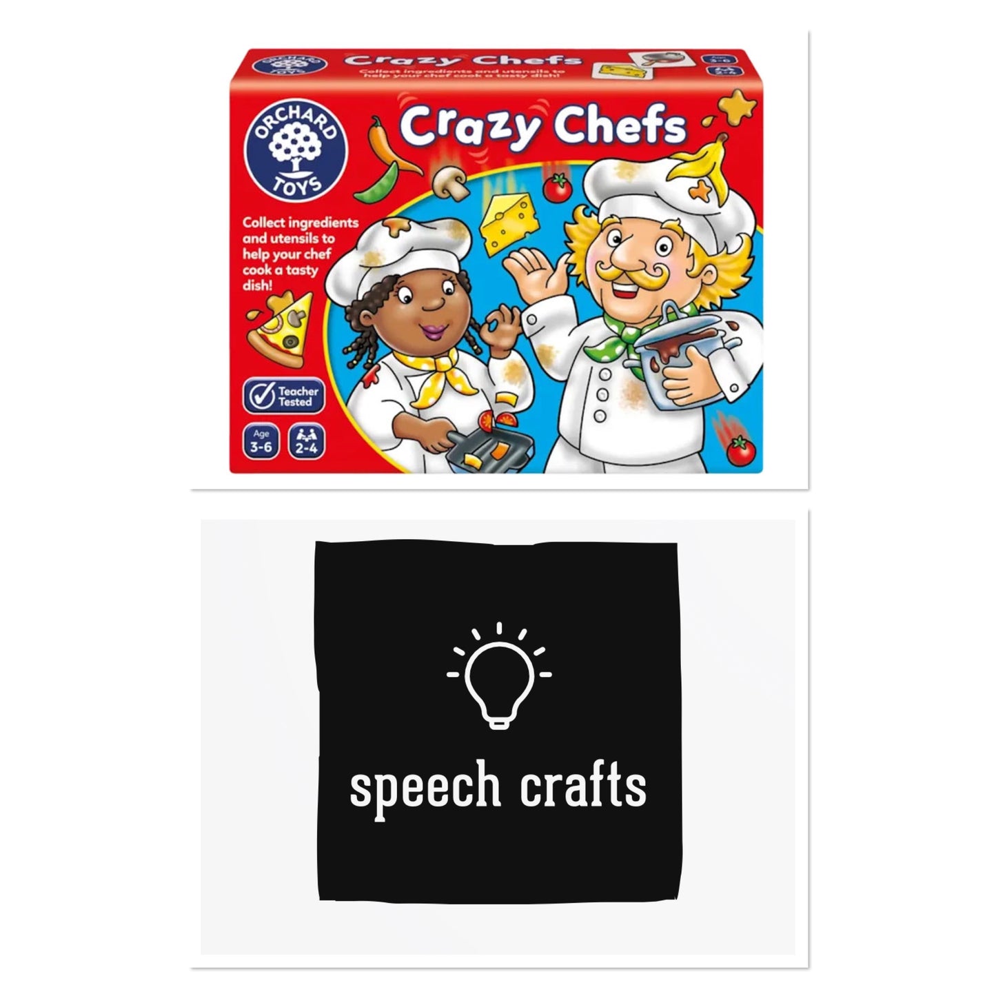 Educational game crazy chefs