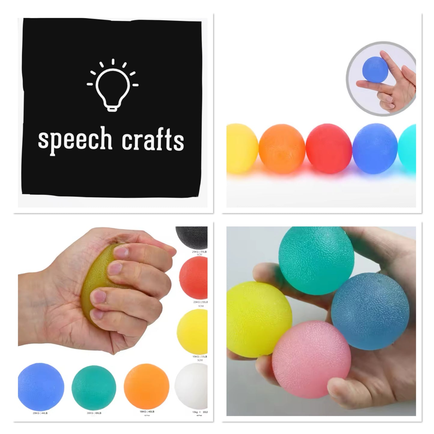 Squishy ball ant stress 25kg/55lb