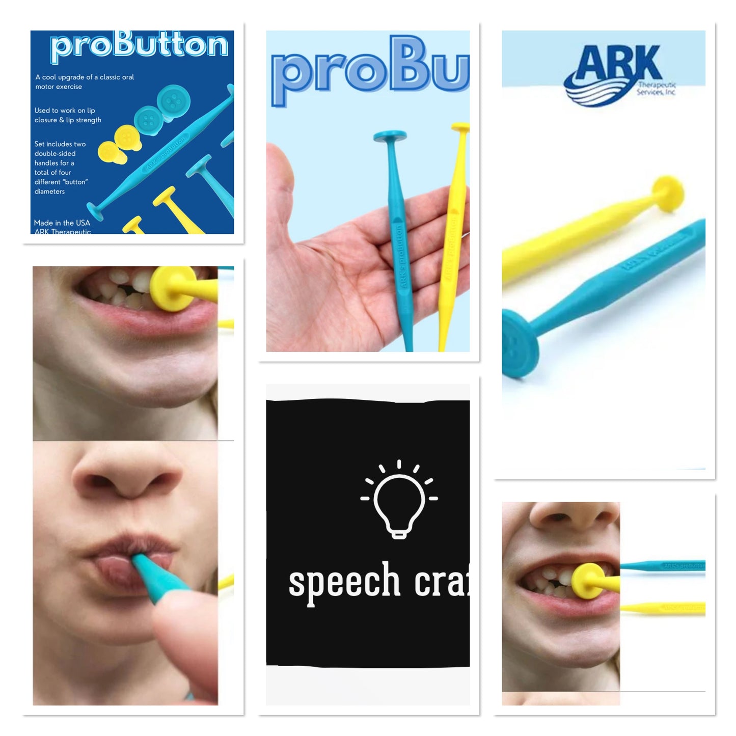 Το σετ ARK'S PROBUTTON LIP CLOSSURE