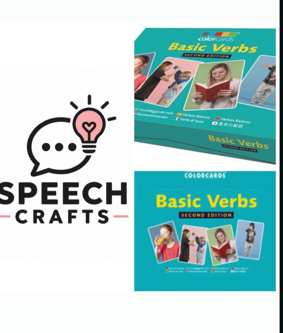 COLOR CARDS BASIC VERBS